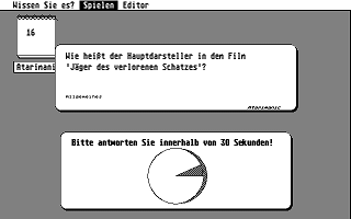 Wissen Sie es? atari screenshot